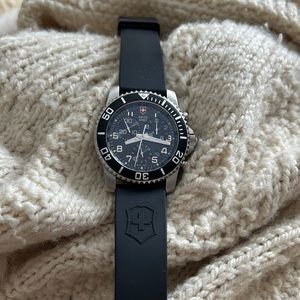 Swiss Army Victorinox Black Maverick Chrono Watch
